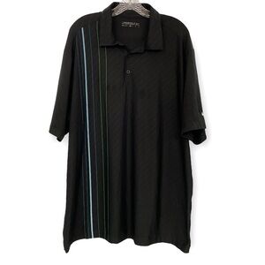 Nike Golf Dri-Fit lightweight short sleeve shirt, Charlie Sheen stripes, XL‌‌‌‌‍